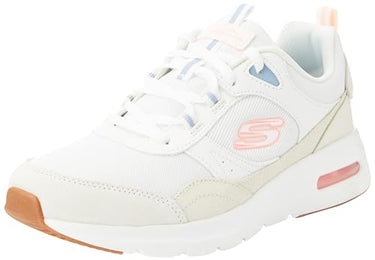 Skechers Damen Skech Air Court Cool Avenue, Cremefarbenes Leder-Mesh-Besatz, 38.5 EU im Sale